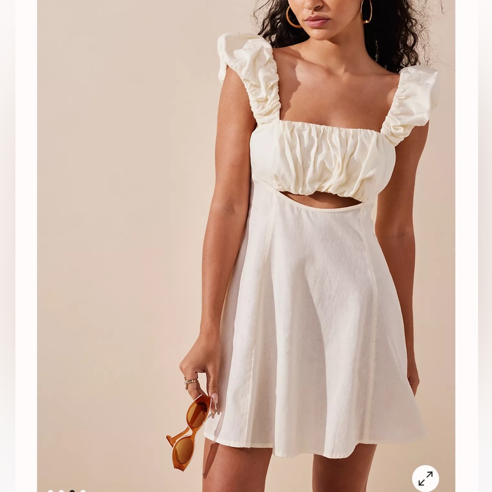 Free People Bon Bon Island Mini Dress
